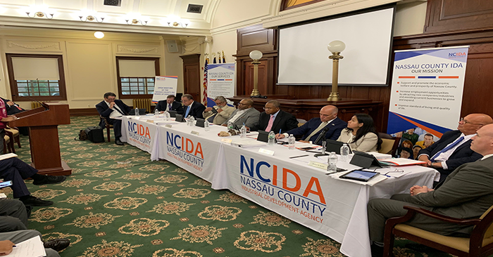 NCIDA staff at board meeting